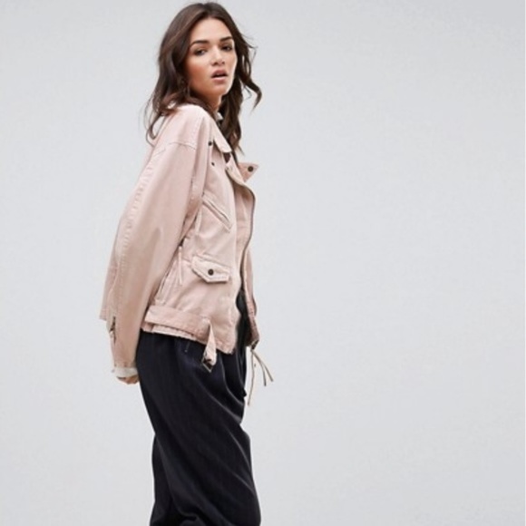 1 LEFT!!!!! NWT FP Moto Jean Jacket - Picture 5 of 7